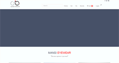 Desktop Screenshot of mansieyewear.com